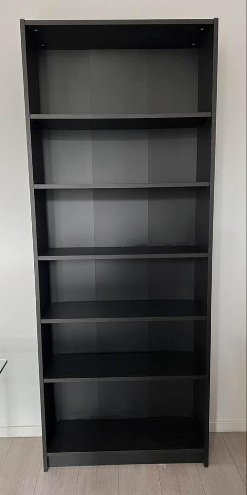 Billy boekenkast IKEA zwart, Huis en Inrichting, Kasten | Boekenkasten, Zo goed als nieuw, 50 tot 100 cm, 200 cm of meer, 25 tot 50 cm