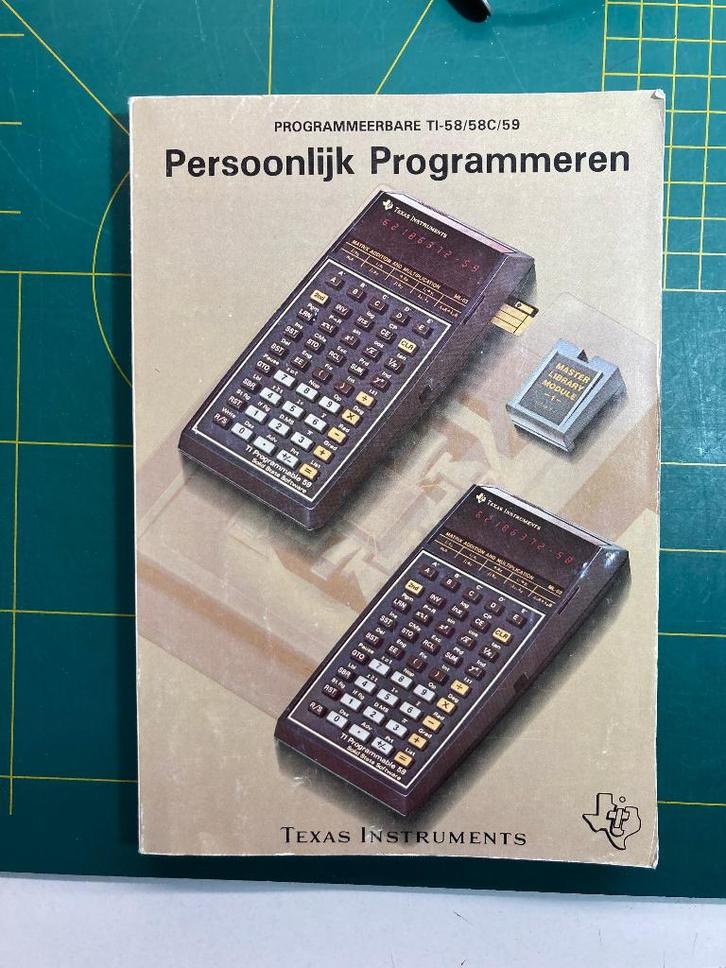 Texas Instruments  TI 58  TI 59 Diverse Boeken  en  Programs, Diversen, Rekenmachines, Gebruikt, Ophalen of Verzenden