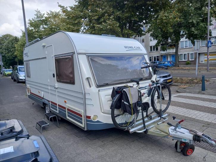 Home-car rally 45, Caravans en Kamperen, Caravans, Particulier, tot en met 4, 750 - 1000 kg, Rondzit, Home-car, Frans bed, Omvormbare zithoek