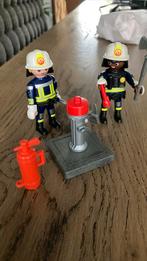 Playmobil 5366 twee brandweermannen met gereedschap, Complete set, Ophalen of Verzenden, Zo goed als nieuw