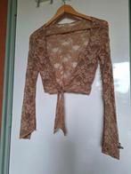 bolero goudkleur kant maat S, Ophalen of Verzenden, Zo goed als nieuw, Maat 36 (S), Overige kleuren