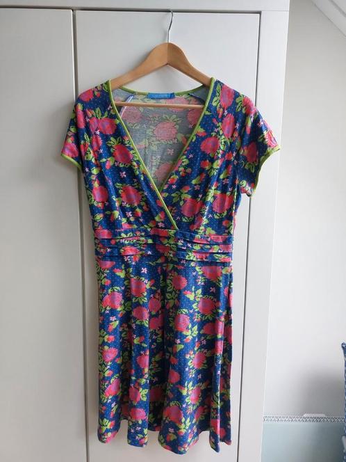 Lien en Giel zomerjurkje maat L., Kleding | Dames, Jurken, Gedragen, Maat 42/44 (L), Overige kleuren, Knielengte, Ophalen of Verzenden