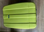 Mooie groene trolley op wieltjes 50cm hoog 38 cm breed en 20, Sieraden, Tassen en Uiterlijk, Koffers, Overige materialen, Wieltjes