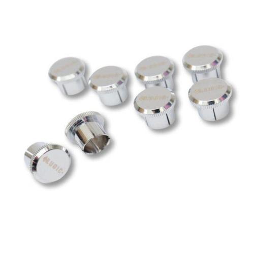 Ludic Noise stoppers RCA 8pcs set zilver, Audio, Tv en Foto, Luidsprekers, Nieuw, Front, Rear of Stereo speakers, Overige merken