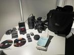 Fotocamera  Canon EOS 350D met allerlei toebehoren, Gebruikt, Spiegelreflex, Canon, Ophalen of Verzenden