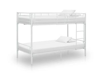 Stapelbed metaal wit 90x200 cm, nieuw in doos beschikbaar voor biedingen
