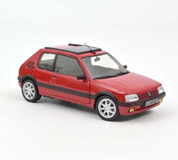 Peugeot 205 GTi 1.9 PTS Rims 1991 Rood 1/18 NOREV ref 184848 beschikbaar voor biedingen