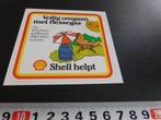 sticker SHELL helpt Veilig omgaan met flessgas  Warmte, Ophalen, Zo goed als nieuw, Bedrijf of Vereniging