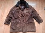 Dames jas suede/leer ( bruin ) mt 40, Ophalen of Verzenden, Gedragen, Maat 38/40 (M), Bruin