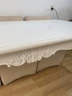 Witte Barok Eettafel louis XV stijl geheel Handsnijwerk, Huis en Inrichting, Tafels | Eettafels, Ophalen, Barok /Landelijk/ Louis XV /vintage
