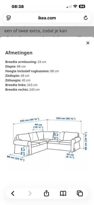 Ektorp hoekbank - afbeelding 1