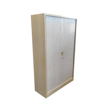 Roldeurkast Lichtgrijs Creme H195 x B120 x D45 B-keus beschikbaar voor biedingen