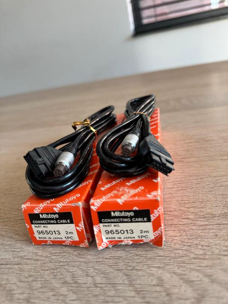 Mitutoyo 965013 Datakabel - Nieuw (2 stuks), Doe-het-zelf en Verbouw, Meetapparatuur, Nieuw, Toebehoren, Ophalen of Verzenden