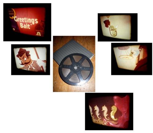 8mm film Greetings Bait - kleur - geluid - 60mtr -, Audio, Tv en Foto, Filmrollen, 16mm film, Verzenden