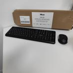 Trust TKM 350 - Draadloos Toetsenbord en Muis - Qwerty, Nieuw, Ophalen of Verzenden, Draadloos, Qwerty
