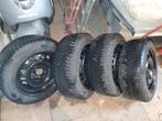 Winterbanden op stalen velg 5x112 225/55 R16, Ophalen, 16 inch, Winterbanden, 225 mm