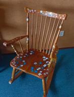 Hand painted rocking chair, Huis en Inrichting, Fauteuils, Ophalen, Gebruikt, Hout