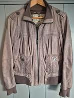 Echt Leder jasje Esprit-EDC, Ophalen of Verzenden, Zo goed als nieuw, Maat 38/40 (M), Bruin