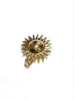 18k gouden zon hanger, Overige voorstellingen, -, -, Ophalen of Verzenden