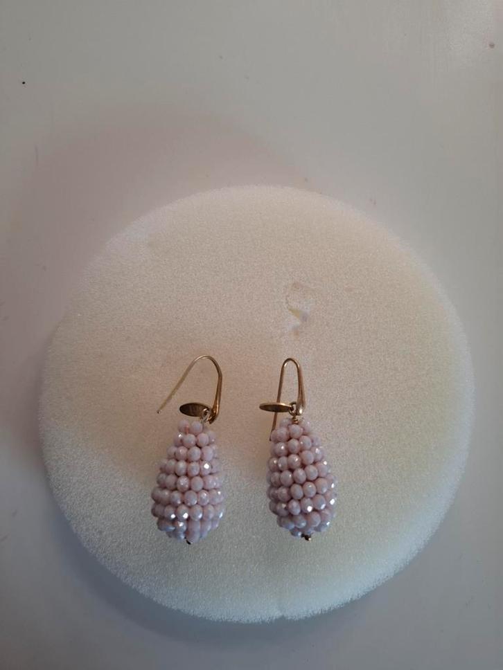 Lott. Gioielli Oorbellen Nieuw - Discontinued!, Sieraden, Tassen en Uiterlijk, Oorbellen, Nieuw, Hangers, Goud, Roze, Met kristal