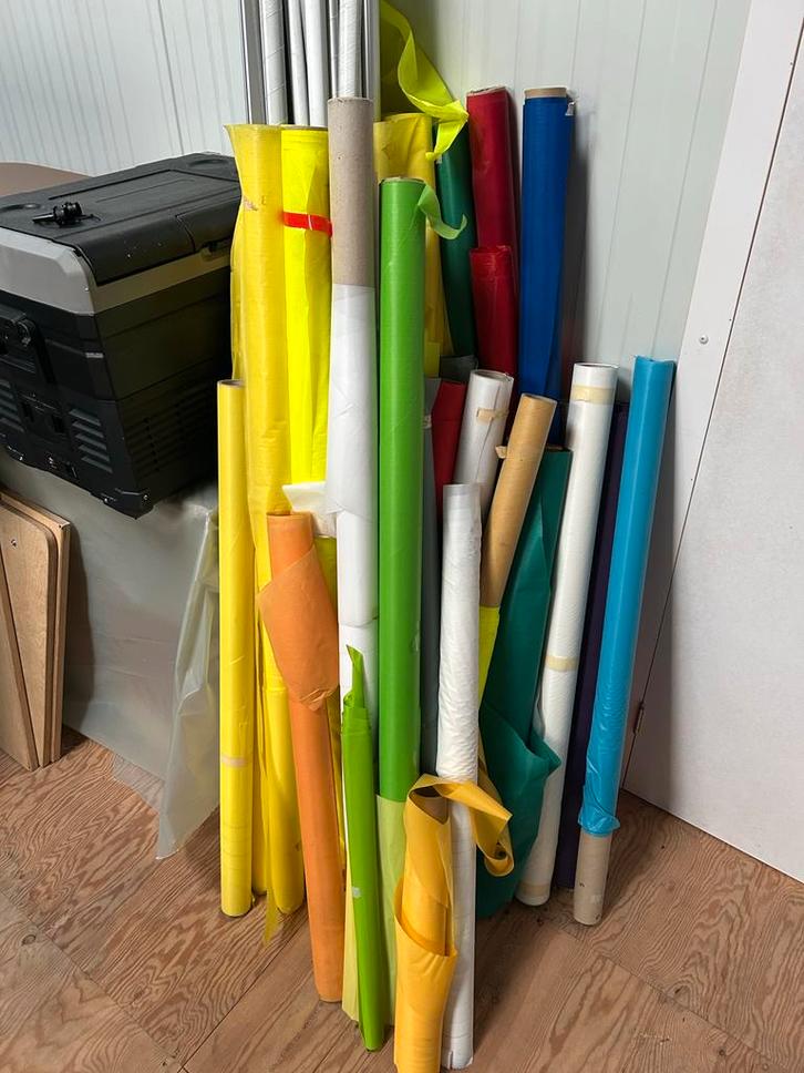 Partij Dacron & Spinnaker Doek ook complete rollen, Watersport en Boten, Zeilen en Zeiltoebehoren, Nieuw, Toebehoren, 60 m² of meer