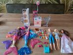 Barbie Winkel & Zeemeerminnen Set, Kinderen en Baby's, Speelgoed | Poppen, Ophalen of Verzenden, Zo goed als nieuw, Barbie