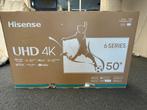Hisense 50" UHD 4K Smart TV - Nieuw in doos!, LED, 50 Hz, Nieuw, Ophalen of Verzenden
