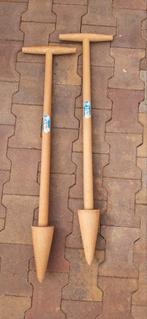 2x Pootstok Plantsok - Tuingereedschap, Ophalen of Verzenden, Nieuw, Grondboor