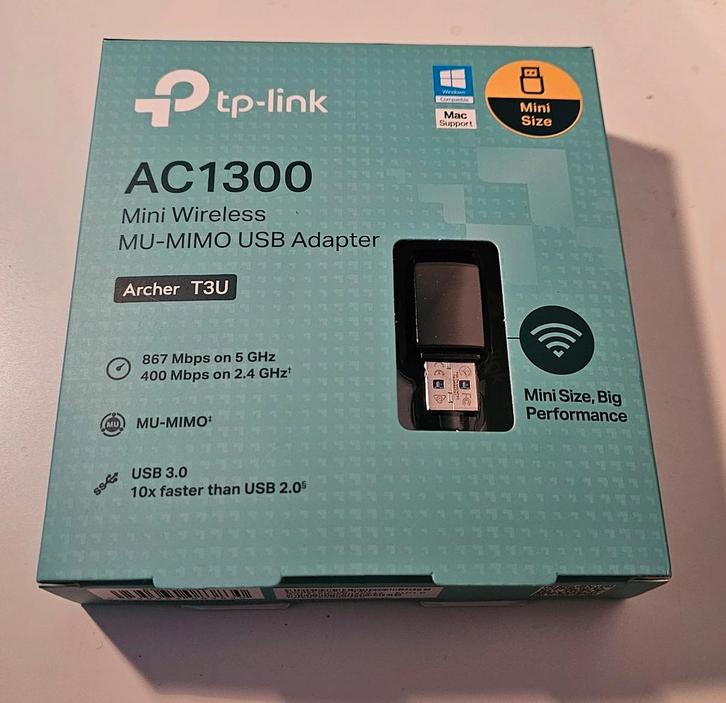 TP-Link AC1300 Mini Draadloze USB Adapter, Computers en Software, Accesspoints, Nieuw, Ophalen of Verzenden