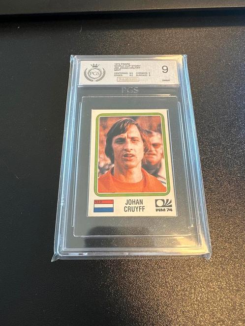 1974 Panini Cruyff PGS 9, Verzamelen, Sportartikelen en Voetbal, Zo goed als nieuw, Ophalen of Verzenden