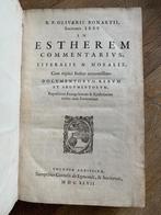 Bonartius Commentarius in Esther 1647 grote perkamenten band, Ophalen of Verzenden