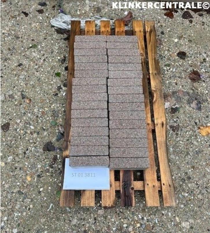 543811 KORTING OPRUIMING B-KEUS rosso waalform. klinkers, Tuin en Terras, Tegels en Klinkers, Nieuw, Klinkers, Beton, 10 m² of meer