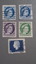 Canada Postzegels Koningin Elizabeth II, Ophalen of Verzenden, Gestempeld