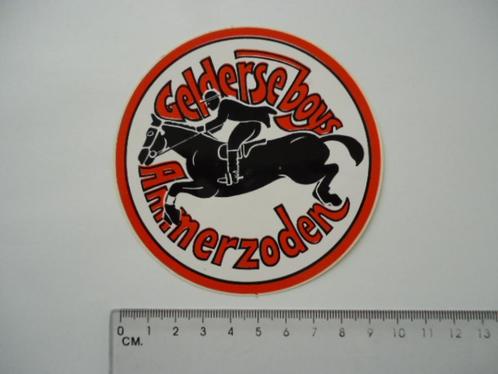 sticker Gelderse Boys ammerzoden vintage club paarden sport, Verzamelen, Stickers, Sport, Verzenden