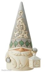 Jim Shore Retired White woodland gnome 31cmH, Nieuw, Overige typen, Ophalen of Verzenden