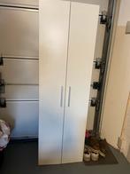 Witte kast met deuren, Ophalen, Gebruikt, 25 tot 50 cm, 150 tot 200 cm
