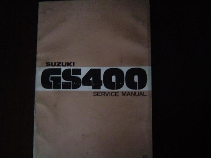 Suzuki GS400 1976 motorcycle service manual GS 400 twin, Motoren, Handleidingen en Instructieboekjes, Suzuki, Ophalen of Verzenden