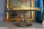 Antieke franse glazen glas tazza schaal op voet 19e eeuws, Ophalen of Verzenden