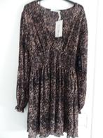 Jurk van NA-KD in zwart/bruin - Nieuw, Maat 38/40 (M), NA-KD, Zwart, Nieuw