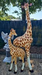 Giraffen naturel, Tuin en Terras, Tuinbeelden, Ophalen, Nieuw, Kunststof, Dierenbeeld