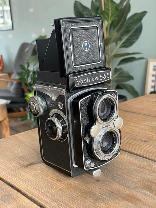 Yashica 635 TLR, Audio, Tv en Foto, Fotocamera's Analoog, Gebruikt, Spiegelreflex, Overige Merken, Ophalen of Verzenden