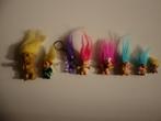 8 kleine trollen vintage, Verzamelen, Poppetjes en Figuurtjes, Ophalen of Verzenden, Gebruikt