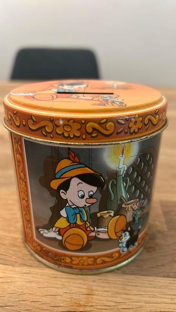Disney Pinnokio spaarpot blik beschikbaar voor biedingen