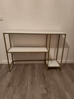 Sidetable melkgas goud, Ophalen, 100 tot 150 cm, Zo goed als nieuw, 25 tot 50 cm