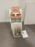 Stokke tripp trapp + newborn + babyset, Ophalen of Verzenden, Gebruikt, Meegroeistoel, Stoelverkleiner