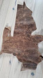 Leer cognac 3mm dik, Ophalen, Leer of Kunstleer, Nieuw, 30 tot 120 cm