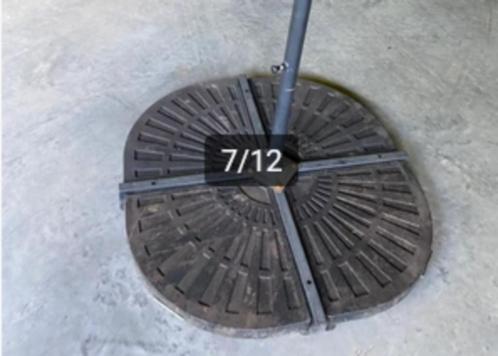 4 Stuks PimXL Parasoltegels 14kg per stuk in goede staat, Tuin en Terras, Parasols, Gebruikt, Overige typen, Minder dan 1 meter