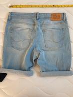 Jack and Jones Junior korte spijkerbroek blauw maat 176, Broek, Verzenden, Zo goed als nieuw, Jongen