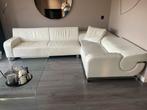 Leolux Designbank B-FLAT polar white met slijtageplek 1 hoek, Ophalen, Gebruikt, Leer, Modern design