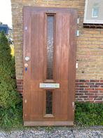 Voordeur, 80 tot 100 cm, Ophalen of Verzenden, 200 tot 215 cm, Hout